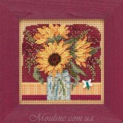 Набор для вышивания Милл Хилл Sunflower Bouquet / Букет подсолнухов MH141924